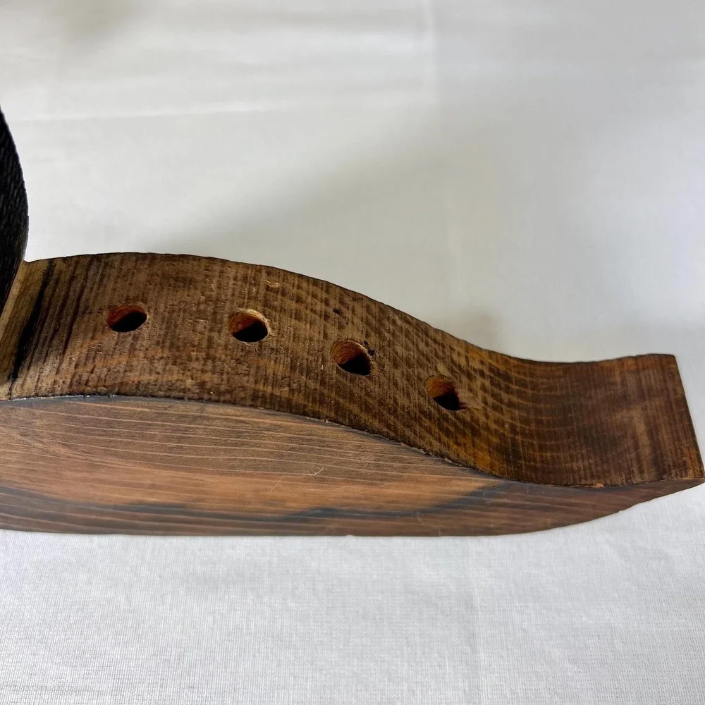 Vintage 1988 Hand-Carved Painted Wooden Duck Pencil Holder